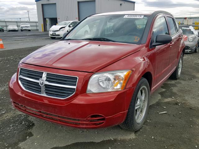 1B3CB4HA3AD650870 - 2010 DODGE CALIBER SX RED photo 2