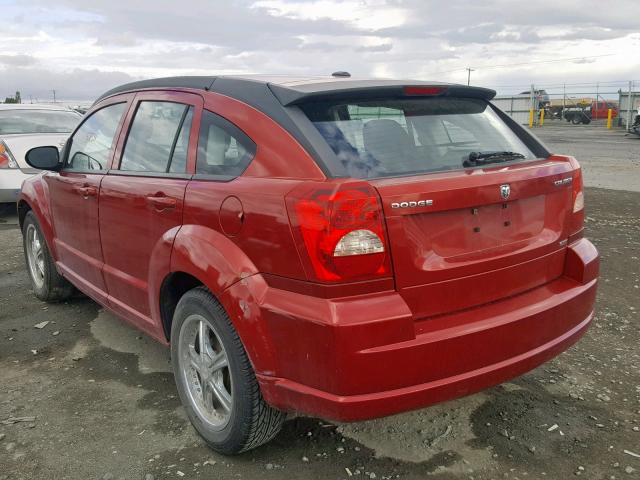 1B3CB4HA3AD650870 - 2010 DODGE CALIBER SX RED photo 3