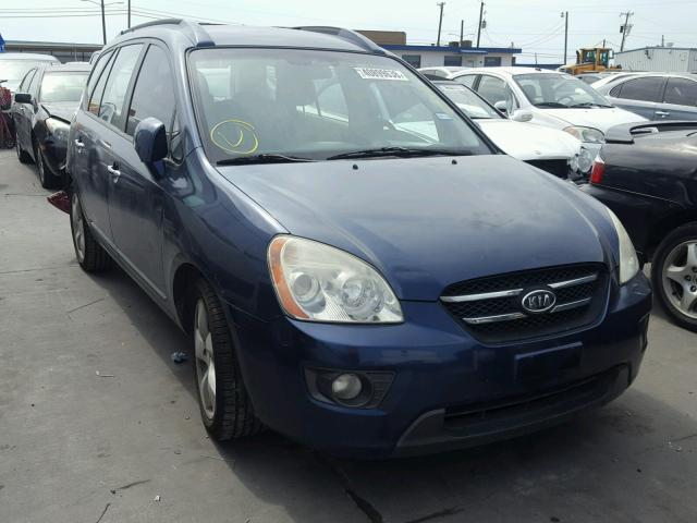 KNAFG526677040635 - 2007 KIA RONDO LX BLUE photo 1