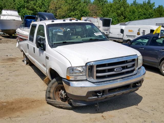 1FTSW31P84EB84326 - 2004 FORD F350 SRW S WHITE photo 1