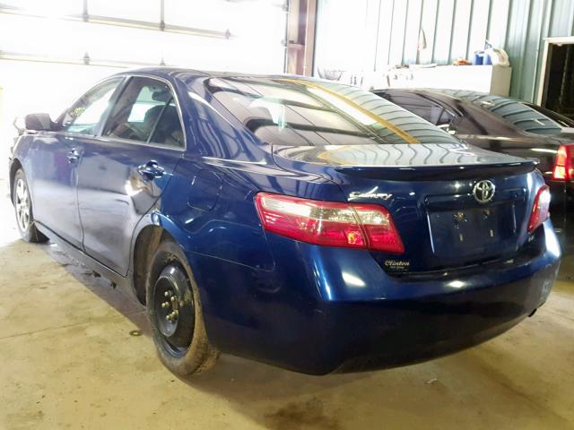 4T1BE46K97U135017 - 2007 TOYOTA CAMRY NEW BLUE photo 3