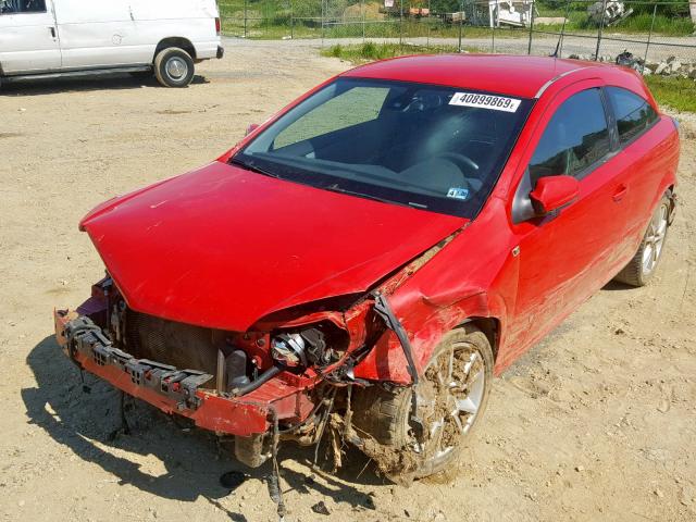 W08AT271X85038638 - 2008 SATURN ASTRA XR RED photo 2