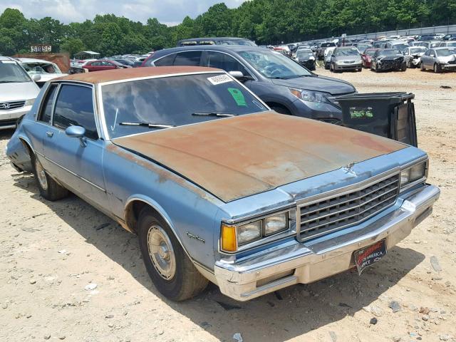 1G1AN47J8CJ112256 - 1982 CHEVROLET CAPRICE CL BLUE photo 1