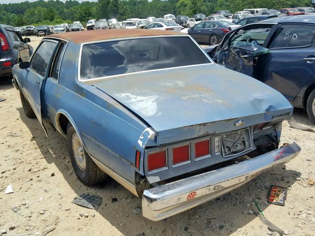 1G1AN47J8CJ112256 - 1982 CHEVROLET CAPRICE CL BLUE photo 3