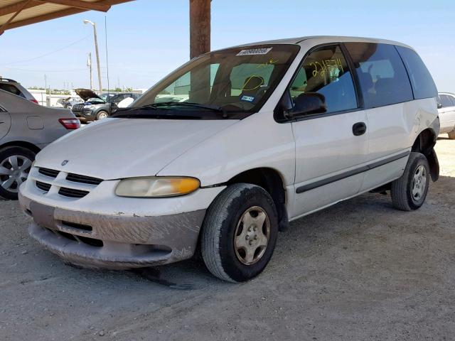 2B4FP25B8YR719927 - 2000 DODGE CARAVAN WHITE photo 2