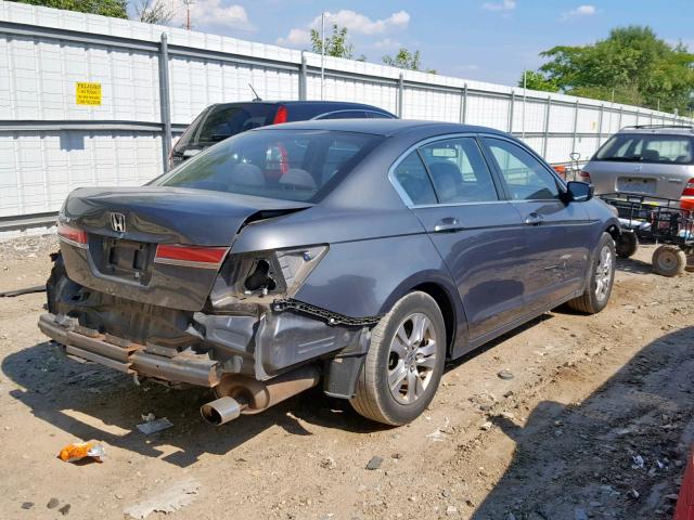 1HGCP2F44BA084661 - 2011 HONDA ACCORD LXP GRAY photo 4