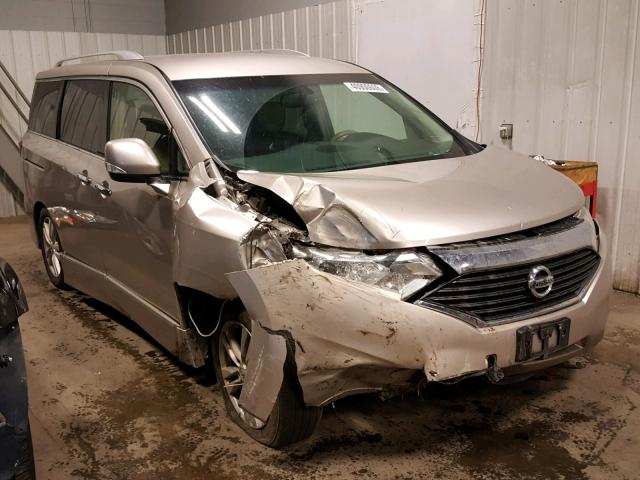 JN8AE2KPXC9033619 - 2012 NISSAN QUEST S GRAY photo 1