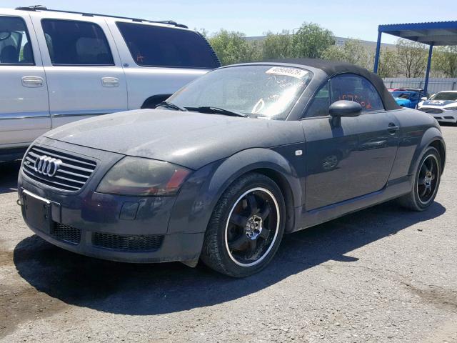 TRUUT28N121035332 - 2002 AUDI TT QUATTRO GRAY photo 2