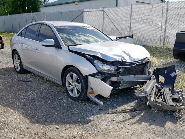 1G1P75SZ2E7251516 - 2014 CHEVROLET CRUZE SILVER photo 1