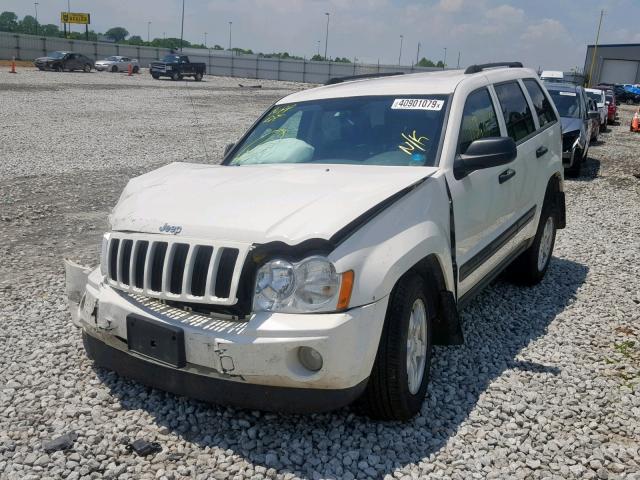 1J4GR48K96C299684 - 2006 JEEP GRAND CHER WHITE photo 2