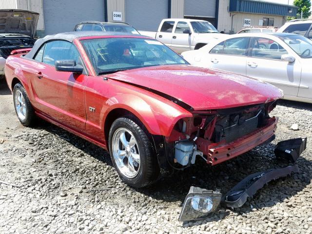 1ZVFT85H365209689 - 2006 FORD MUSTANG GT RED photo 1