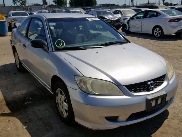 1HGEM22134L005064 - 2004 HONDA CIVIC DX V SILVER photo 1