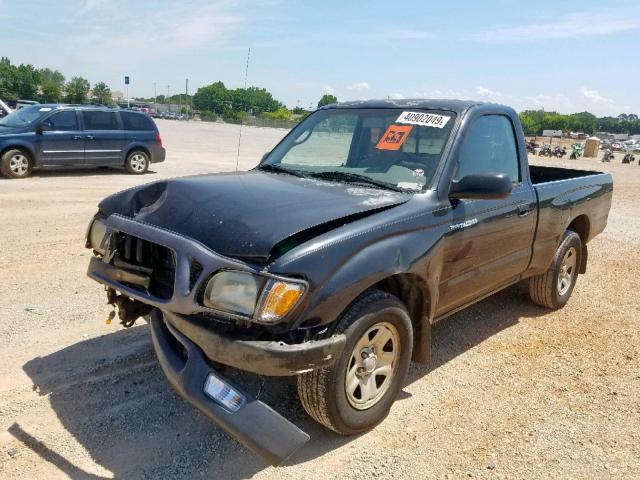 5TENL42N23Z249840 - 2003 TOYOTA TACOMA BLACK photo 2