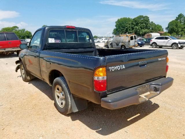 5TENL42N23Z249840 - 2003 TOYOTA TACOMA BLACK photo 3