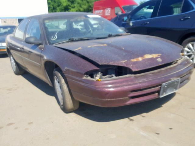 2B3HD46T7RH336979 - 1994 DODGE INTREPID MAROON photo 1