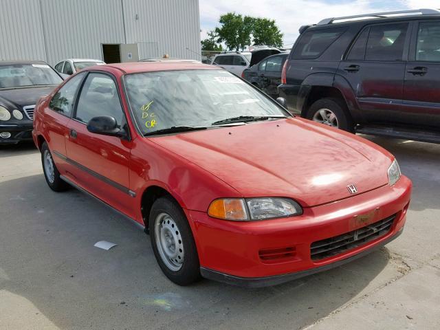 2HGEJ2126SH555386 - 1995 HONDA CIVIC DX RED photo 1