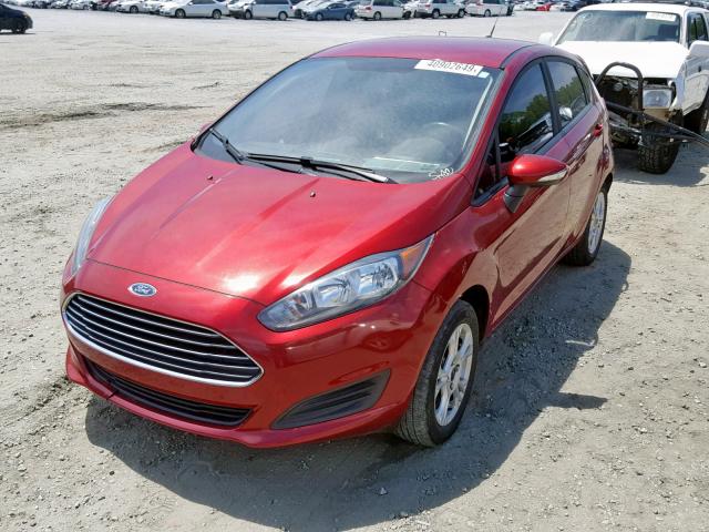 3FADP4EJ9GM136811 - 2016 FORD FIESTA SE RED photo 2