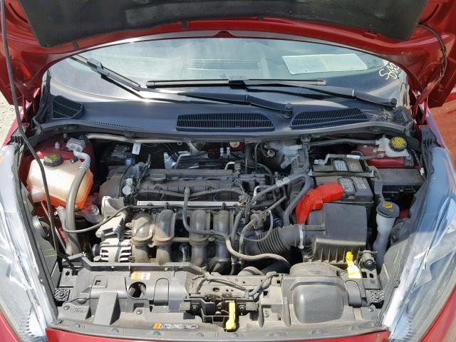 3FADP4EJ9GM136811 - 2016 FORD FIESTA SE RED photo 7