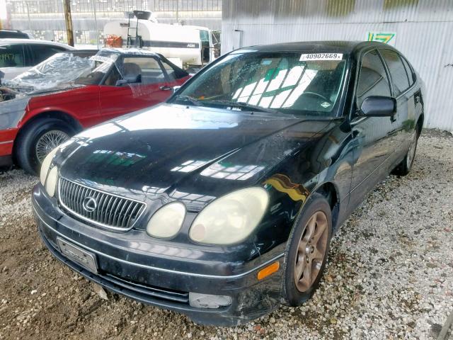 JT8BD69S830174423 - 2003 LEXUS GS 300 BLACK photo 2