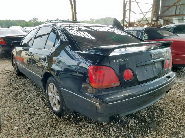 JT8BD69S830174423 - 2003 LEXUS GS 300 BLACK photo 3