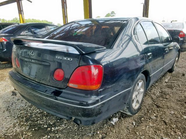 JT8BD69S830174423 - 2003 LEXUS GS 300 BLACK photo 4