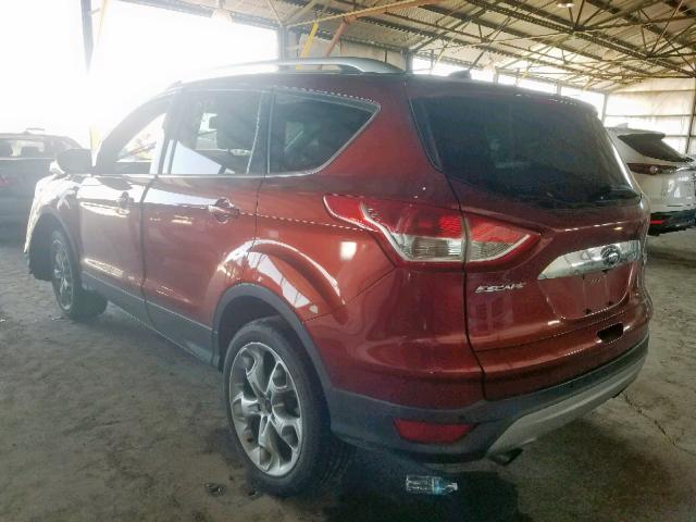 1FMCU0JX6EUB09037 - 2014 FORD ESCAPE TIT BURGUNDY photo 3