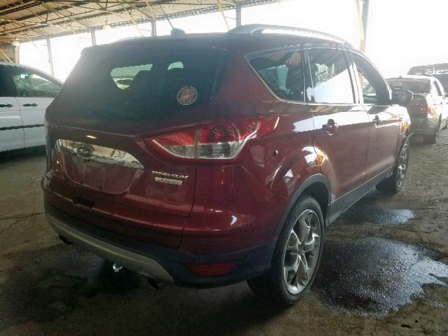 1FMCU0JX6EUB09037 - 2014 FORD ESCAPE TIT BURGUNDY photo 4