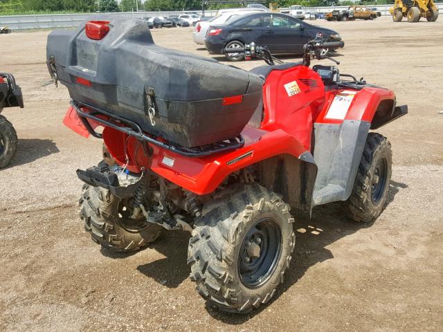 1HFTE4622G4100513 - 2016 HONDA TRX500 FA RED photo 4