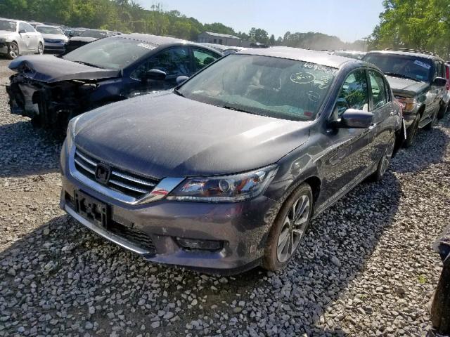 1HGCR2E56EA261042 - 2014 HONDA ACCORD SPO GRAY photo 2