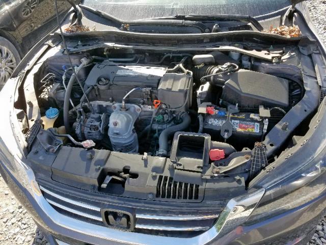 1HGCR2E56EA261042 - 2014 HONDA ACCORD SPO GRAY photo 7