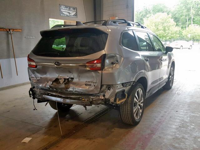 4S4WMAHD7K3414840 - 2019 SUBARU ASCENT PRE SILVER photo 4