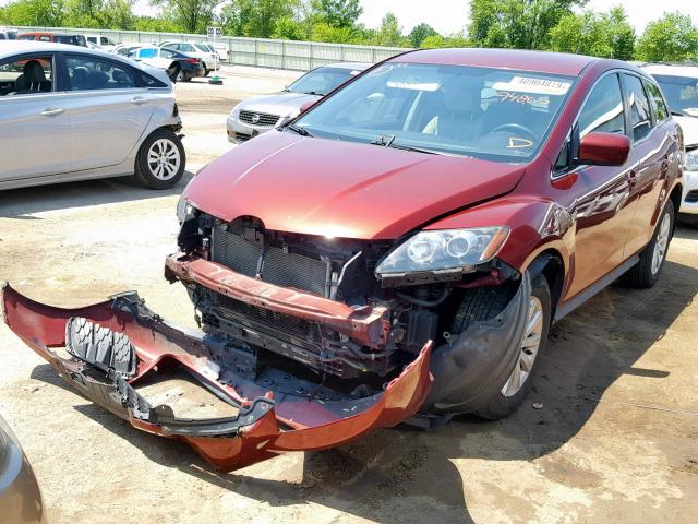 JM3ER2W56A0304193 - 2010 MAZDA CX-7 RED photo 2