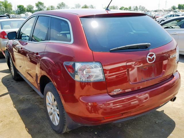 JM3ER2W56A0304193 - 2010 MAZDA CX-7 RED photo 3