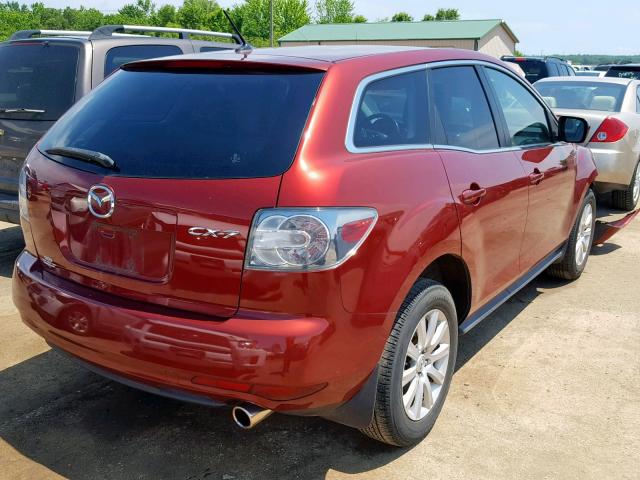 JM3ER2W56A0304193 - 2010 MAZDA CX-7 RED photo 4