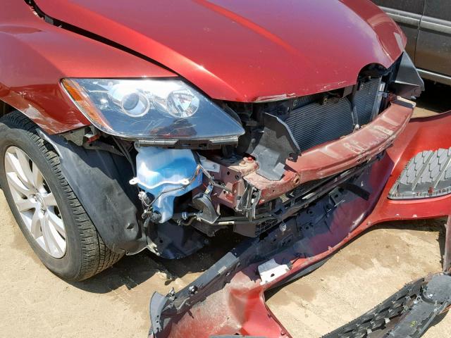 JM3ER2W56A0304193 - 2010 MAZDA CX-7 RED photo 9