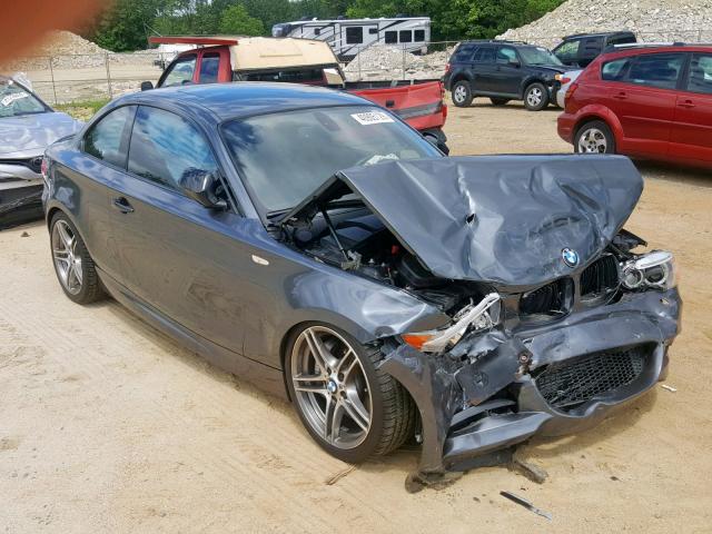 WBAUC9C53DVY60355 - 2013 BMW 135 I GRAY photo 1