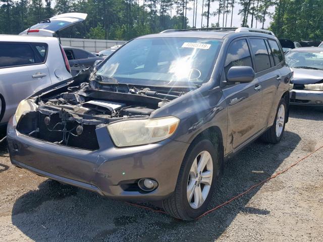 JTEDS42A892085112 - 2009 TOYOTA HIGHLANDER GRAY photo 2