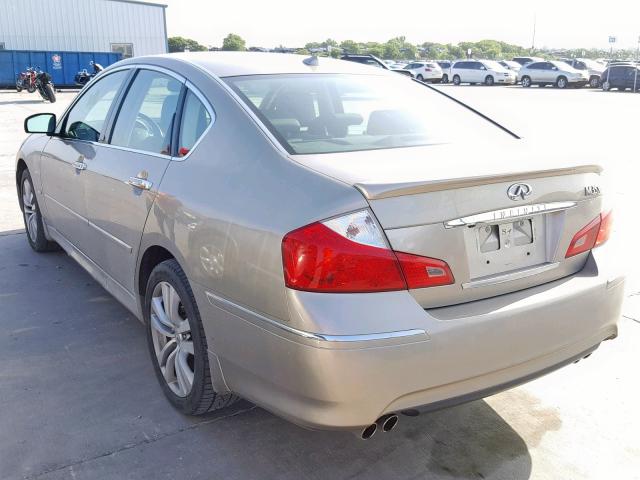 JNKAY01F98M651727 - 2008 INFINITI M35 BASE TAN photo 3