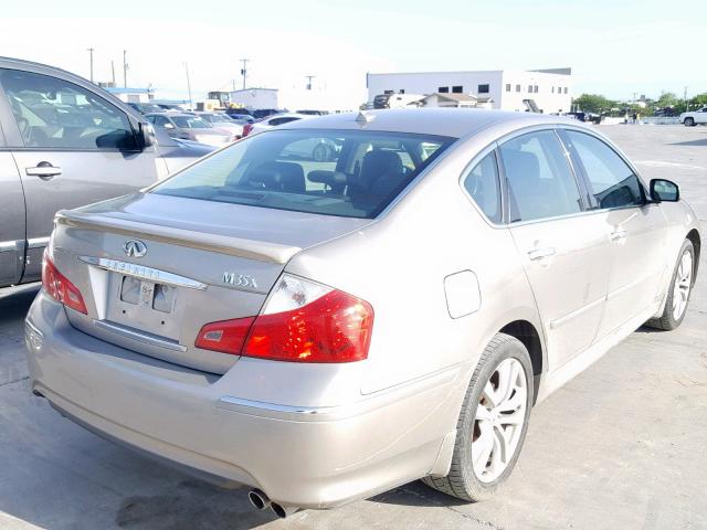 JNKAY01F98M651727 - 2008 INFINITI M35 BASE TAN photo 4