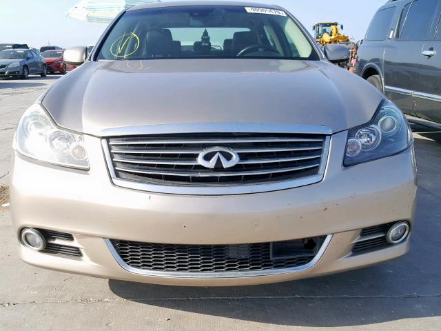 JNKAY01F98M651727 - 2008 INFINITI M35 BASE TAN photo 9