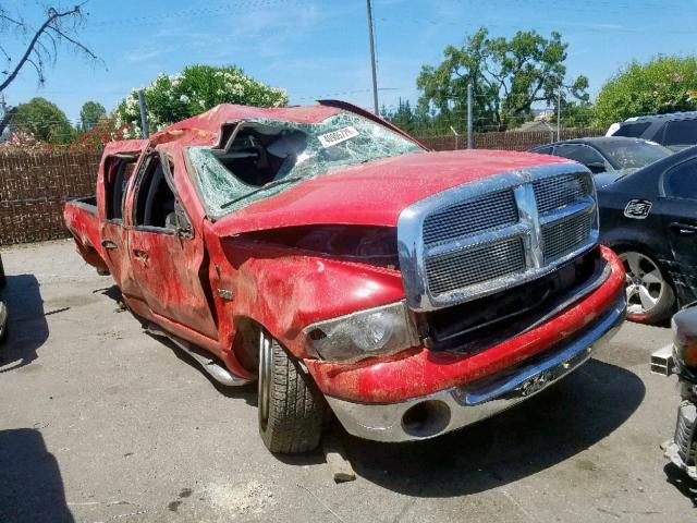 1D7HA18D45S333218 - 2005 DODGE RAM 1500 S RED photo 1