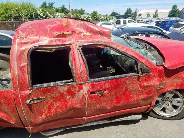 1D7HA18D45S333218 - 2005 DODGE RAM 1500 S RED photo 9