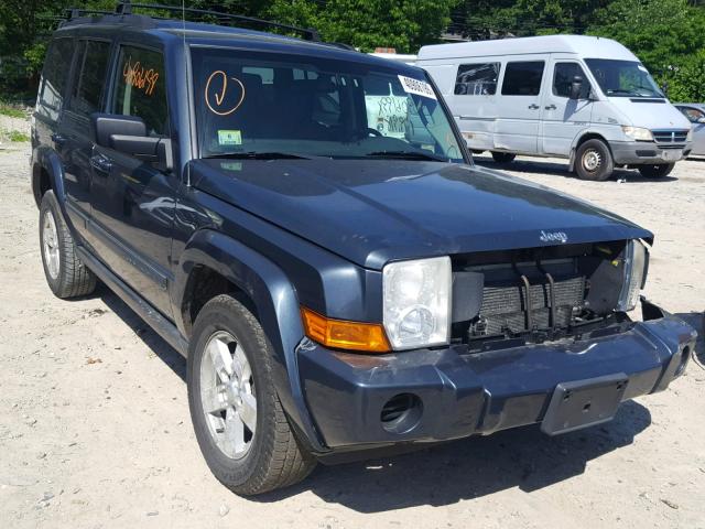 1J8HG48K37C669568 - 2007 JEEP COMMANDER BLUE photo 1
