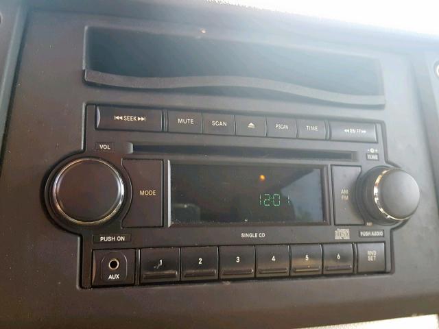 1J8HG48K37C669568 - 2007 JEEP COMMANDER BLUE photo 10