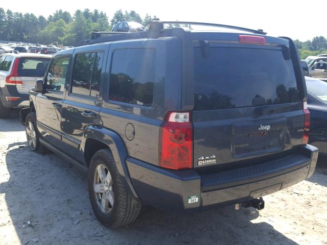 1J8HG48K37C669568 - 2007 JEEP COMMANDER BLUE photo 3