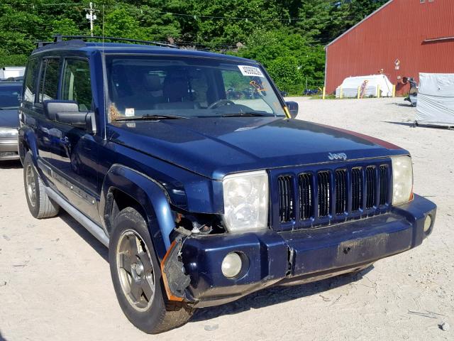 1J8HG48N16C124333 - 2006 JEEP COMMANDER BLUE photo 1