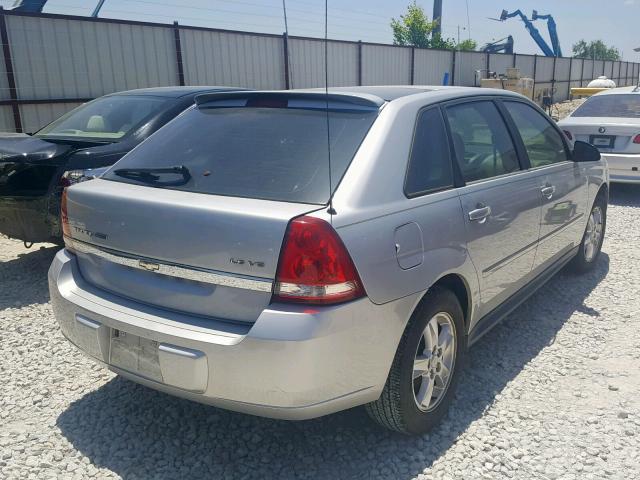 1G1ZT62815F304505 - 2005 CHEVROLET MALIBU MAX ვერცხლისფერი ფოტო 4