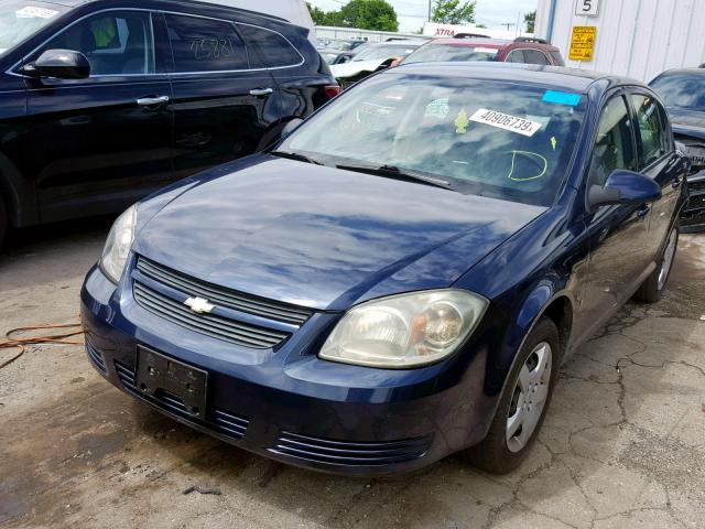 1G1AL58F887199425 - 2008 CHEVROLET COBALT LT BLACK photo 2