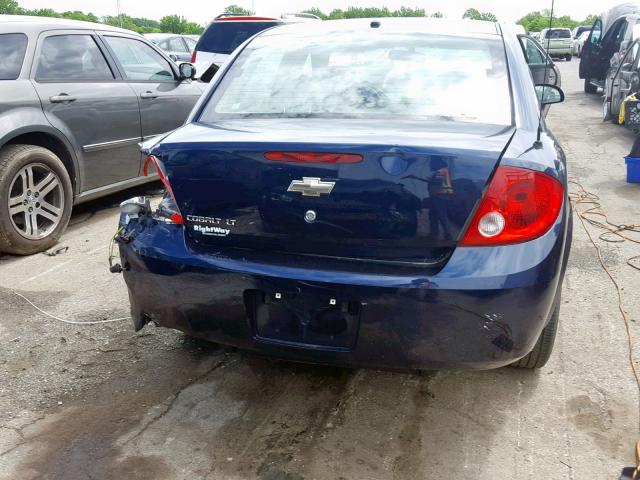 1G1AL58F887199425 - 2008 CHEVROLET COBALT LT BLACK photo 9