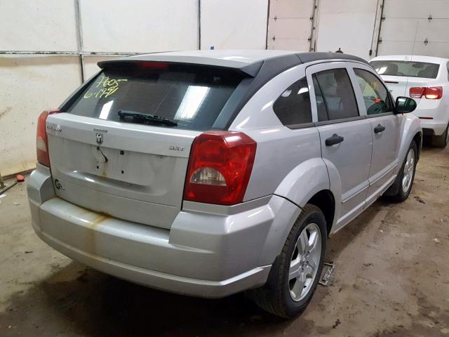 1B3HB48B18D587681 - 2008 DODGE CALIBER SX SILVER photo 4